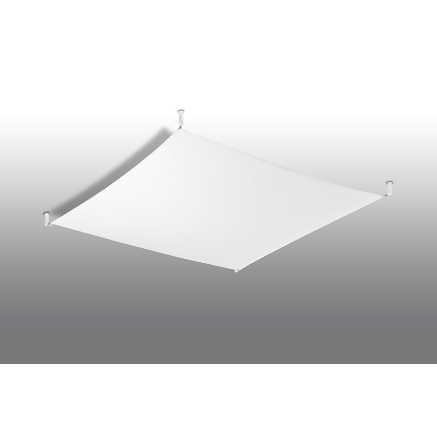 LED stropna svjetiljka LUNA 6xG13/8,5W/230V 140x140 cm bijela