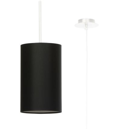 Luster na sajli OTTO 1xE27/60W/230V pr. 15 cm crna
