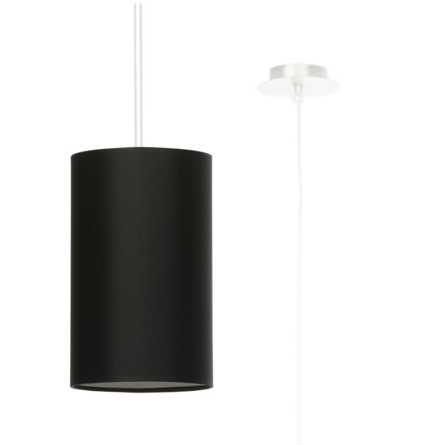 Luster na sajli OTTO 1xE27/60W/230V pr. 15 cm crna