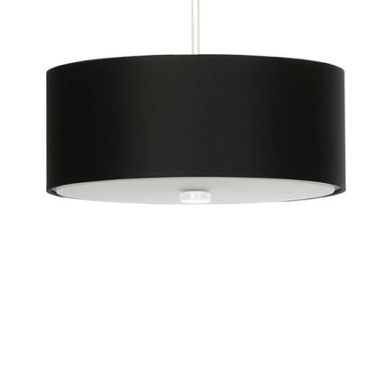 Luster na sajli SKALA 3xE27/60W/230V pr. 30 cm crna