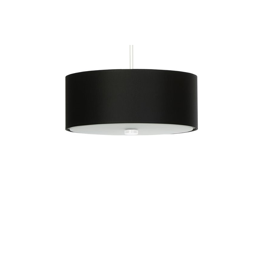 Luster na sajli SKALA 3xE27/60W/230V pr. 30 cm crna