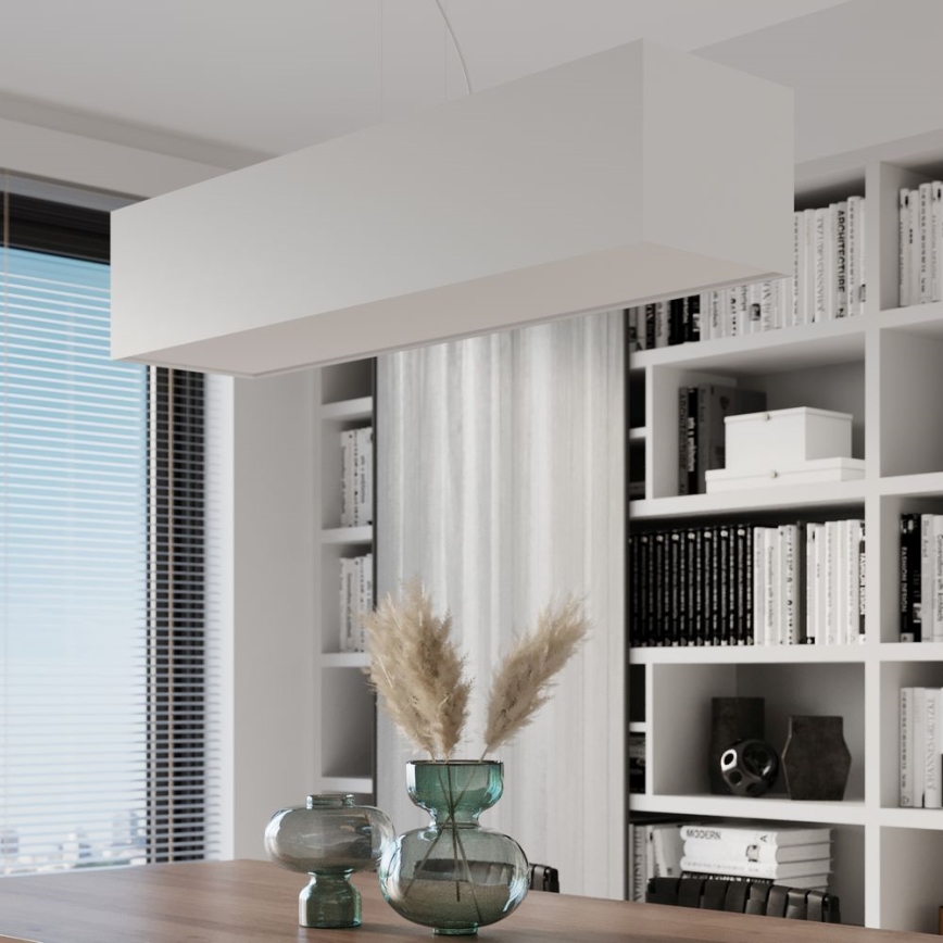 Luster na sajli SANTA 5xE27/60W/230V 120 cm bijela