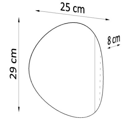 Zidna svjetiljka SENSES 2xG9/40W/230V crna
