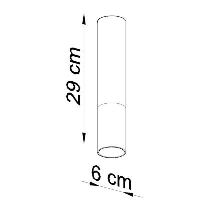 Reflektorska svjetiljka LOOPEZ 1xGU10/10W/230V crna/bakar