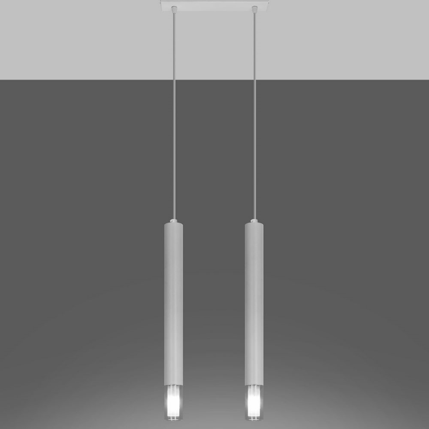 Luster na sajli VIZIER 2xG9/40W/230V bijela
