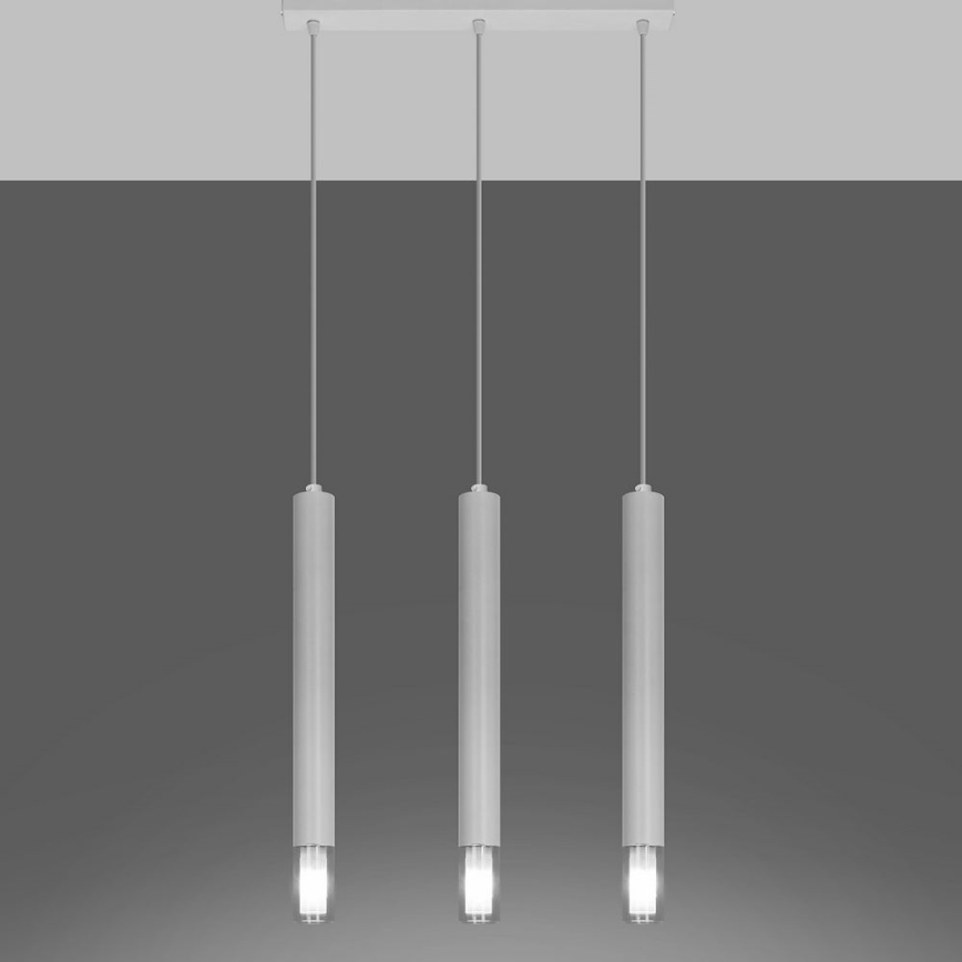 Luster na sajli VIZIER 3xG9/40W/230V bijela
