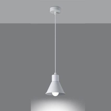Luster na sajli TALEJA 1xE27/60W/230V bijela