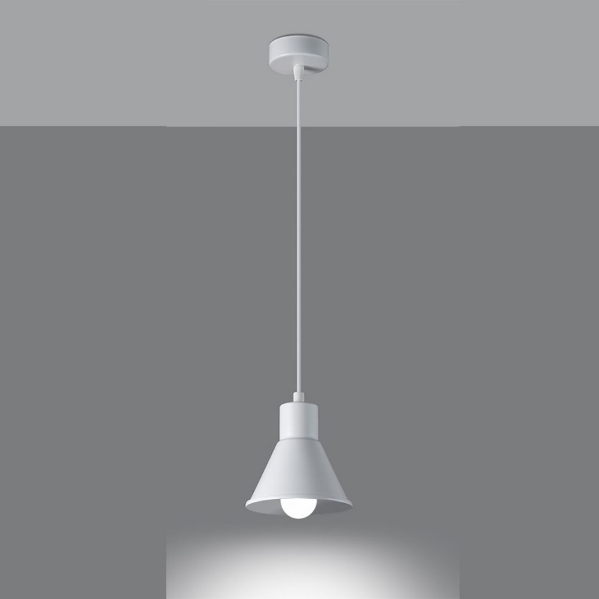 Luster na sajli TALEJA 1xE27/60W/230V bijela