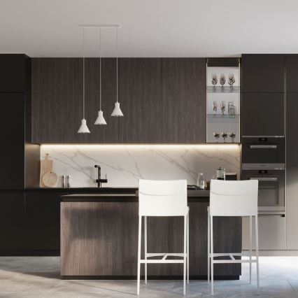 Luster na sajli TAZILA 3xES111/60W/230V bijela