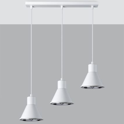 Luster na sajli TAZILA 3xES111/60W/230V bijela