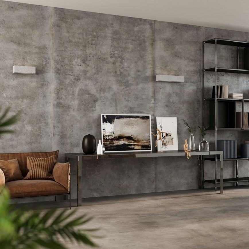 Zidna svjetiljka VEGA 2xE27/60W/230V 50 cm beton