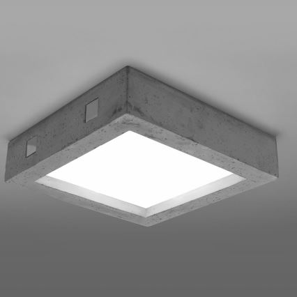 LED Stropna svjetiljka RIZA LED/18W/230V beton