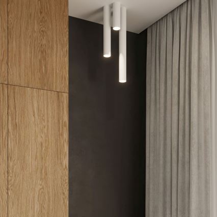 Reflektorska svjetiljka LAGOS 1xGU10/10W/230V 10 cm bijela