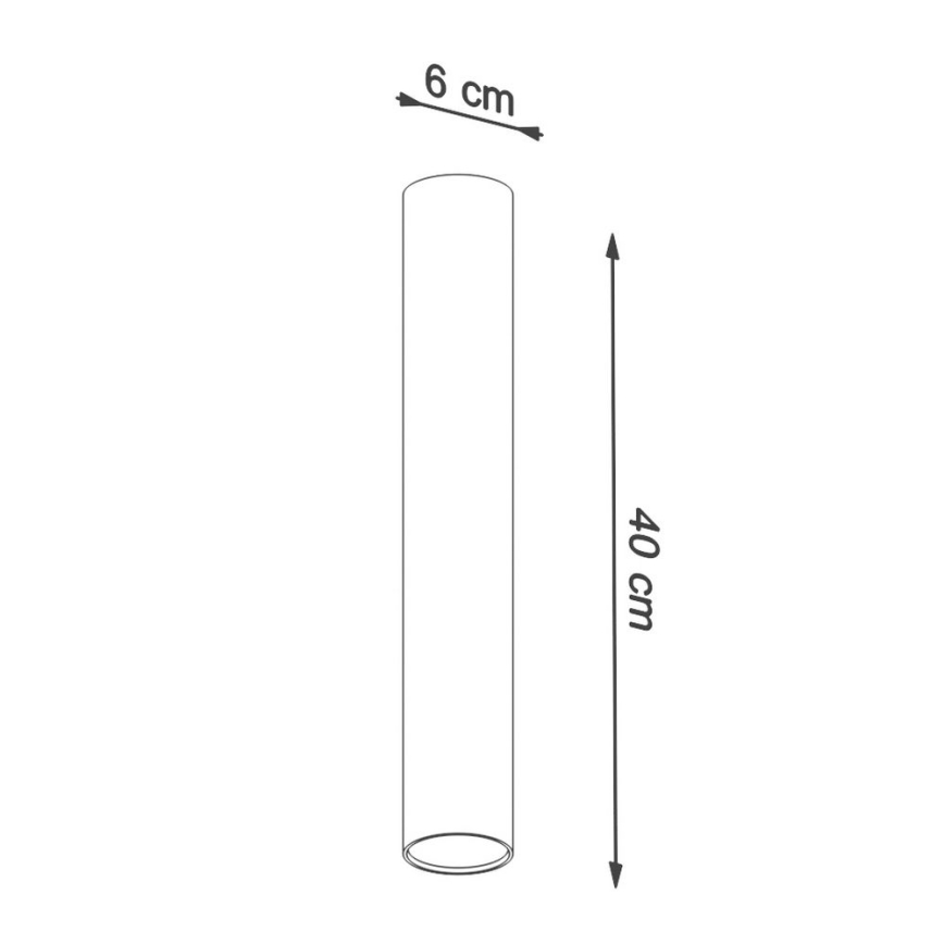 Reflektorska svjetiljka LAGOS 1xGU10/10W/230V 40 cm bijela