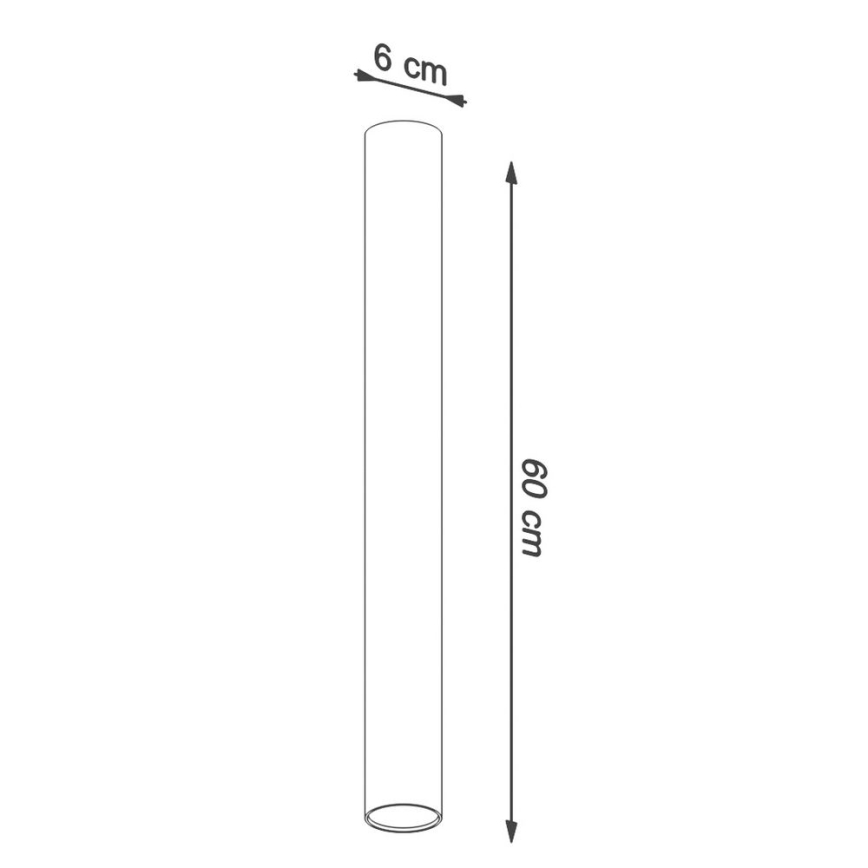 Reflektorska svjetiljka LAGOS 1xGU10/10W/230V 60 cm bijela