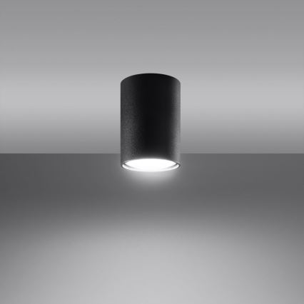 Reflektorska svjetiljka LAGOS 1xGU10/10W/230V 10 cm crna
