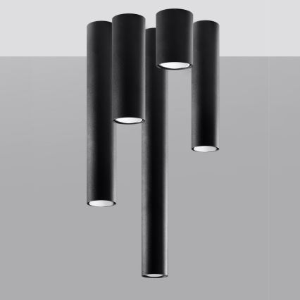 Reflektorska svjetiljka LAGOS 1xGU10/10W/230V 10 cm crna