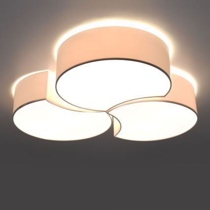 Stropna svjetiljka CIRCLE 6xE27/60W/230V bijela