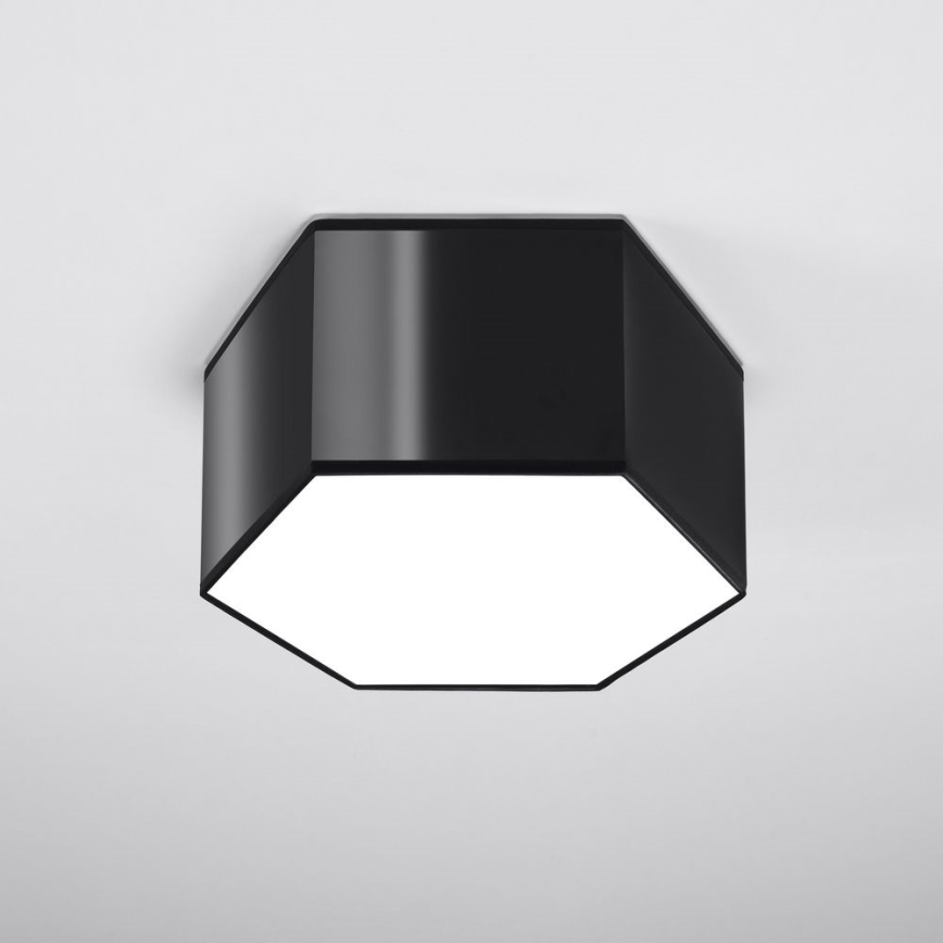 Stropna svjetiljka SUNDE 2xE27/60W/230V 15,5 cm crna