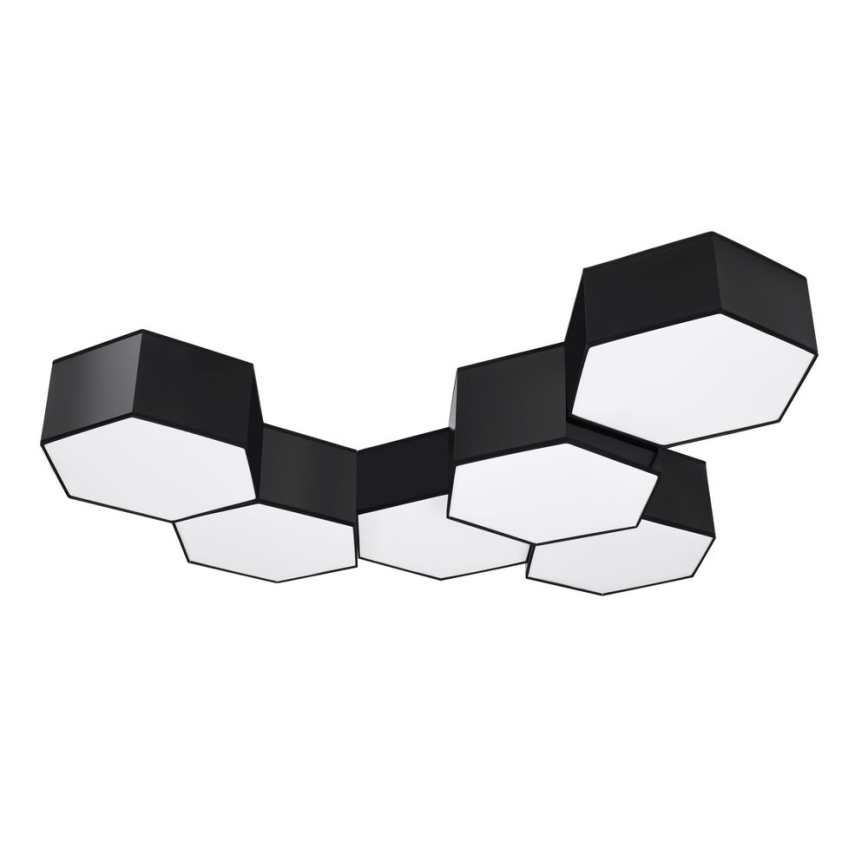 Stropna svjetiljka SUNDE 2xE27/60W/230V 15,5 cm crna