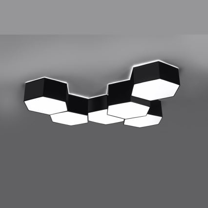 Stropna svjetiljka SUNDE 2xE27/60W/230V 15,5 cm crna