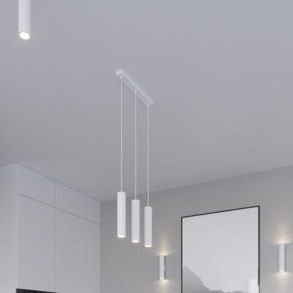 Luster na sajli LAGOS 3xGU10/10W/230V bijela