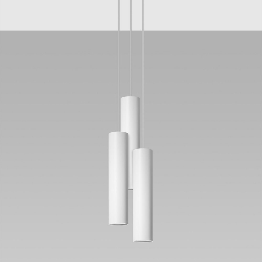 Luster na sajli LAGOS 3xGU10/10W/230V bijela