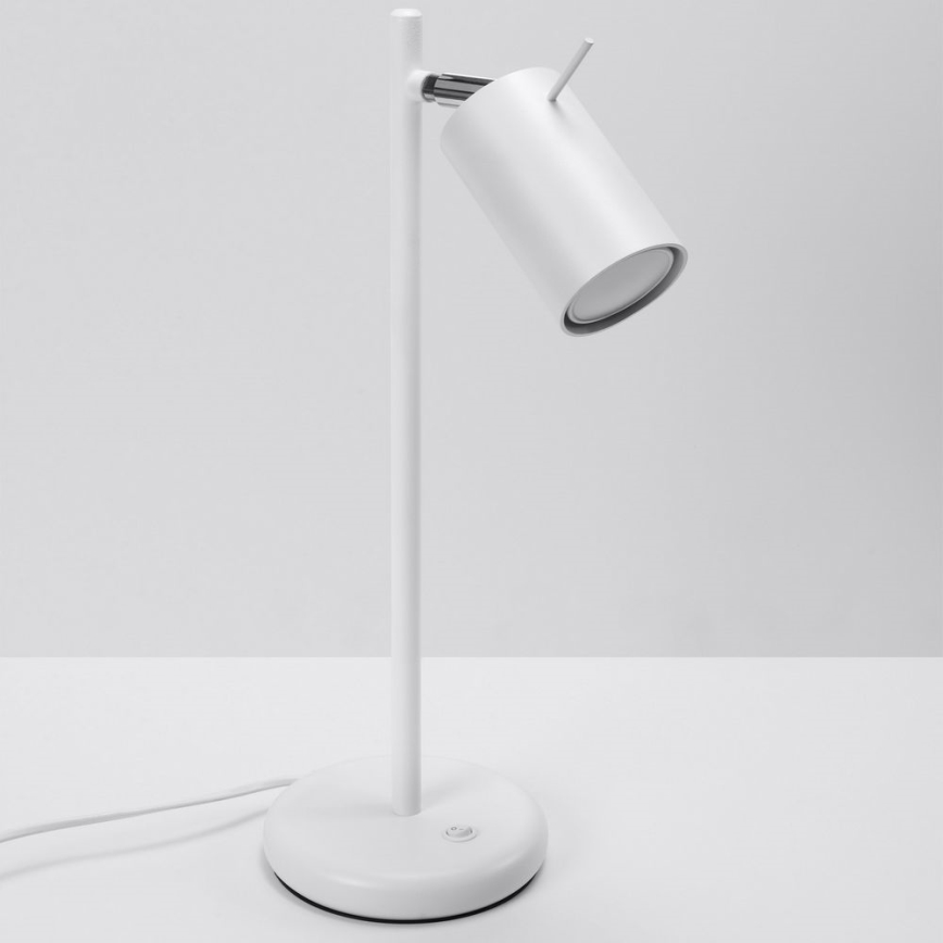 Stolna lampa RING 1xGU10/10W/230V bijela
