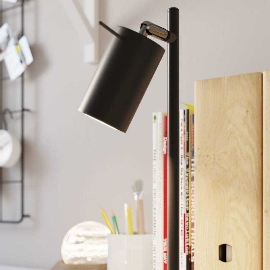 Stolna lampa RING 1xGU10/10W/230V crna