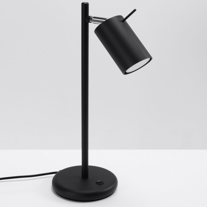 Stolna lampa RING 1xGU10/10W/230V crna