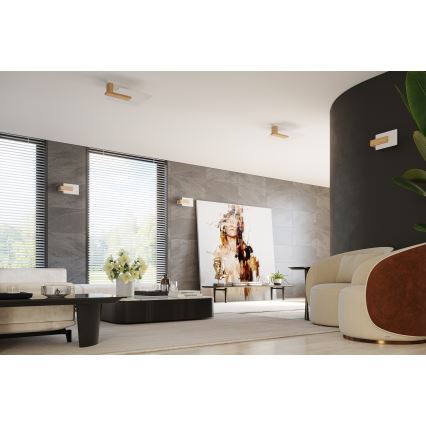 Zidna svjetiljka LAPPO 1xE14/10W/230V bež