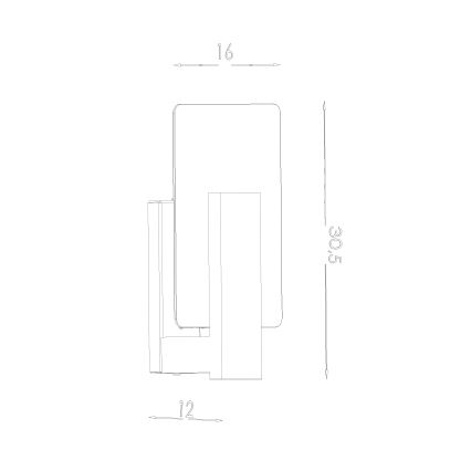 Zidna svjetiljka LAPPO 1xE14/10W/230V bež