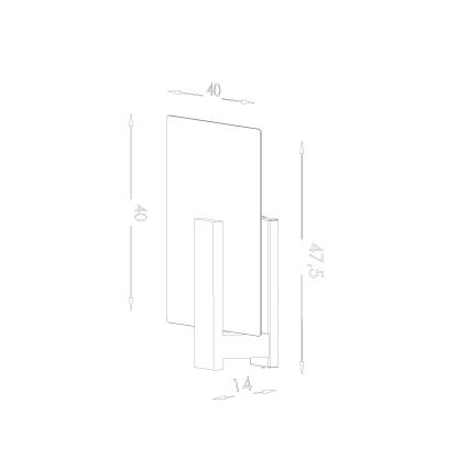 Stropna svjetiljka LAPPO 2xE27/15W/230V wenge