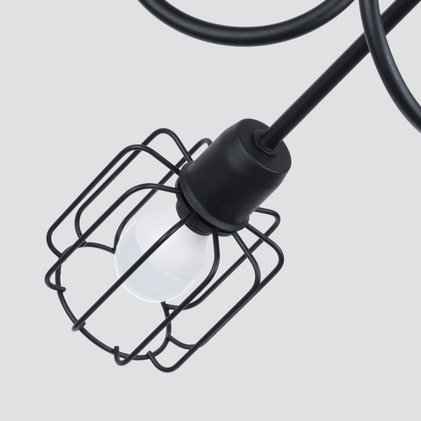 Viseći luster BELUCI 3xE14/40W/230V crna