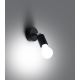 Zidna reflektorska svjetiljka FORNES 1xE27/60W/230V crna