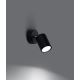 Zidna reflektorska svjetiljka LEMMI 1xGU10/40W/230V crna
