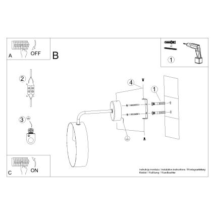 Zidna lampa TITRAN 1xE27/60W/230V bijela