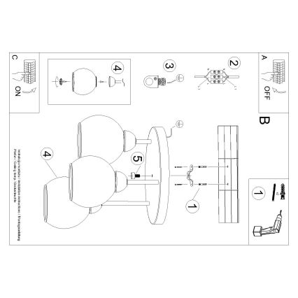 Viseći luster ALINO 3xE27/60W/230V crna