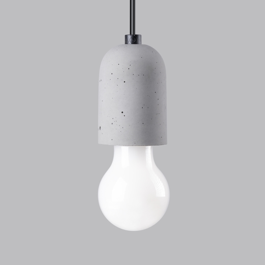 Luster na sajli NESO 1xE27/15W/230V pauk beton
