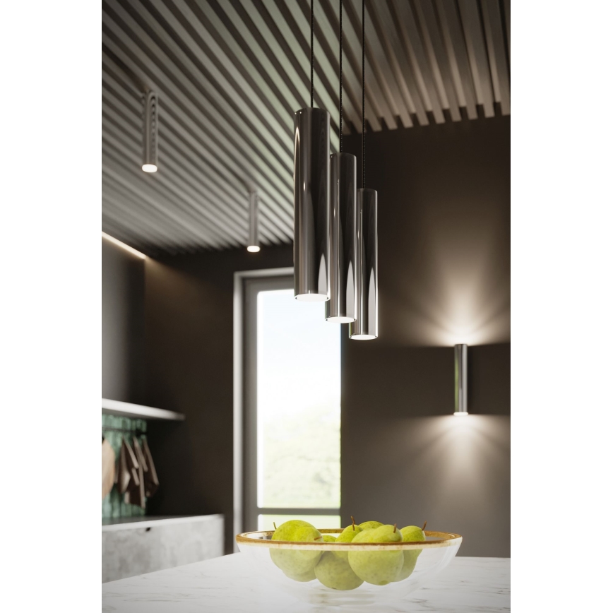 Luster na sajli LAGOS 1xGU10/10W/230V sjajni krom