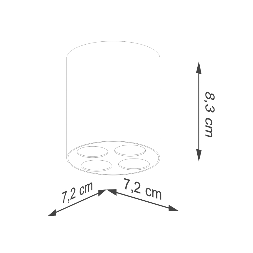LED Reflektorska svjetiljka ZOE LED/9W/230V crna