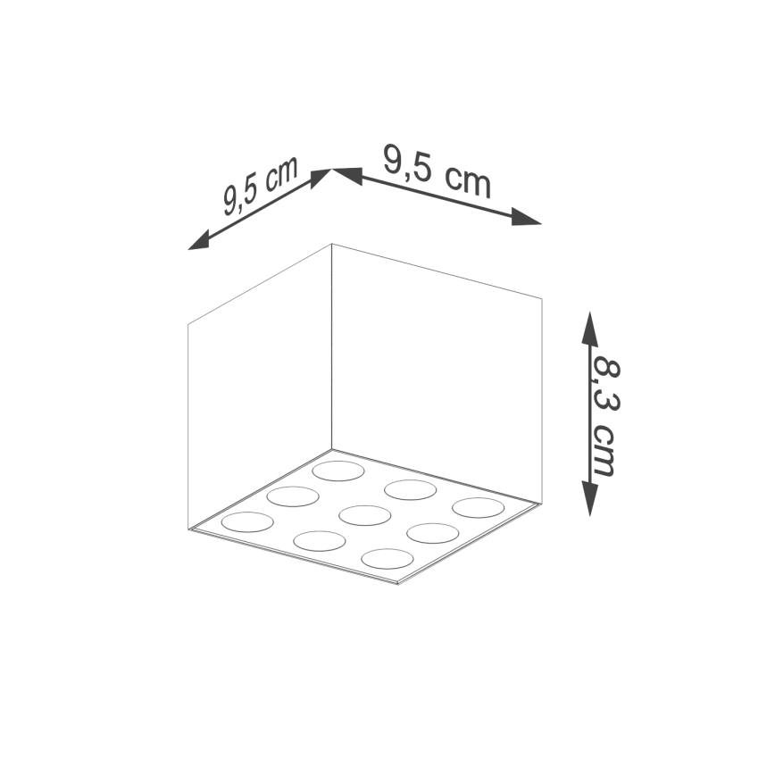 LED Reflektorska svjetiljka OZZY LED/16W/230V crna