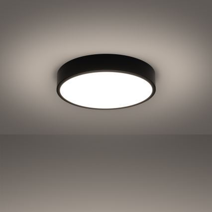 LED stropna svjetiljka ONYX LED/32W/230V, Ø 40 cm, crna