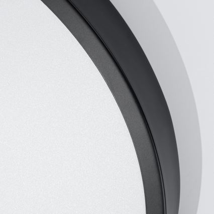 LED stropna svjetiljka ONYX LED/48W/230V Ø 60 cm crna