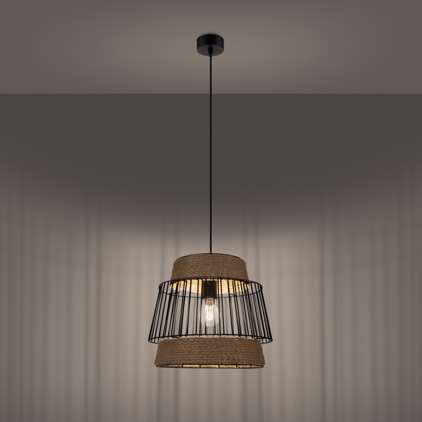 Luster na sajli BRILO 1xE27/15W/230V