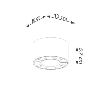 LED Reflektorska svjetiljka DIO LED/10W/230V bijela