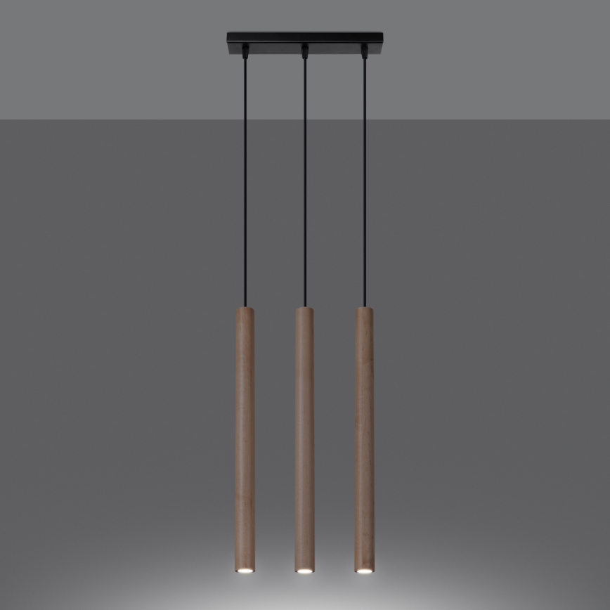 Luster na sajli PASTELO 3xG9/8W/230V bukva