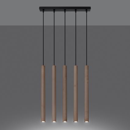 Luster na sajli PASTELO 5xG9/8W/230V bukva
