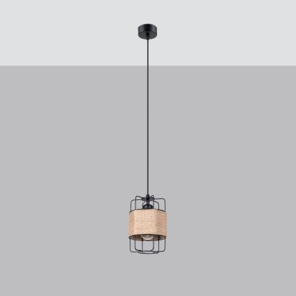 Luster na sajli GIZUR 1xE27/15W/230V