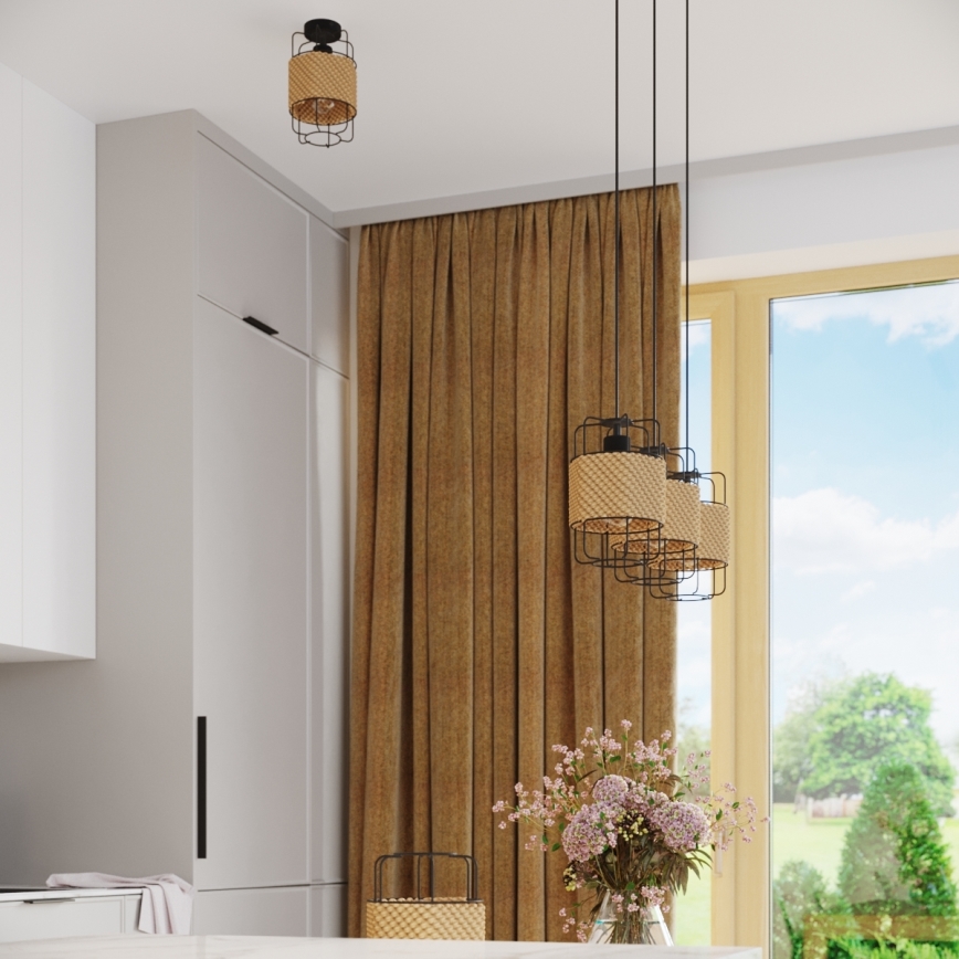 Luster na sajli GIZUR 1xE27/15W/230V
